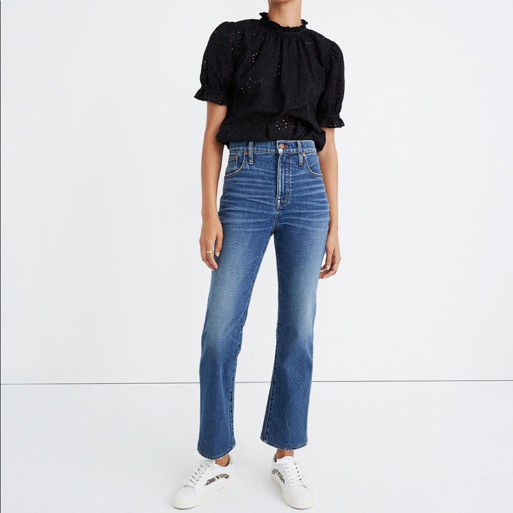 Madewell Slim Demi-Boot Jeans in Sundale Wash